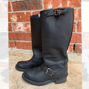 frye engineer boots tall